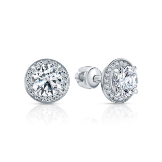 Серьги из белого золота Cold Diamonds