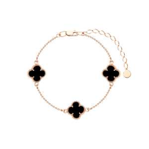 Золотой браслет с агатами природными