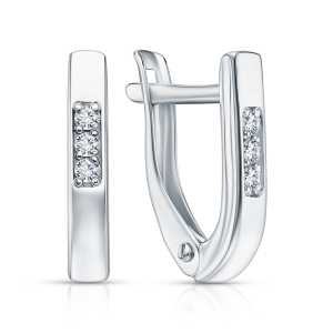 Серьги из серебра Cold Diamonds