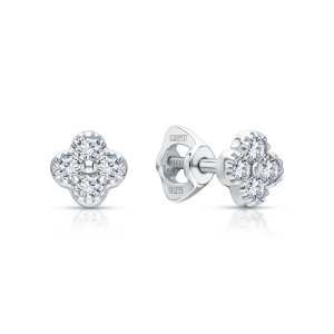 Серьги из серебра Cold Diamonds