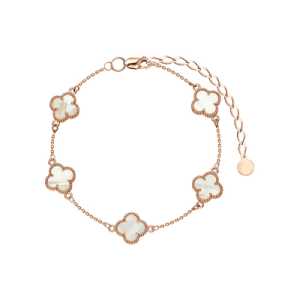 Золотой браслет с перламутром природным